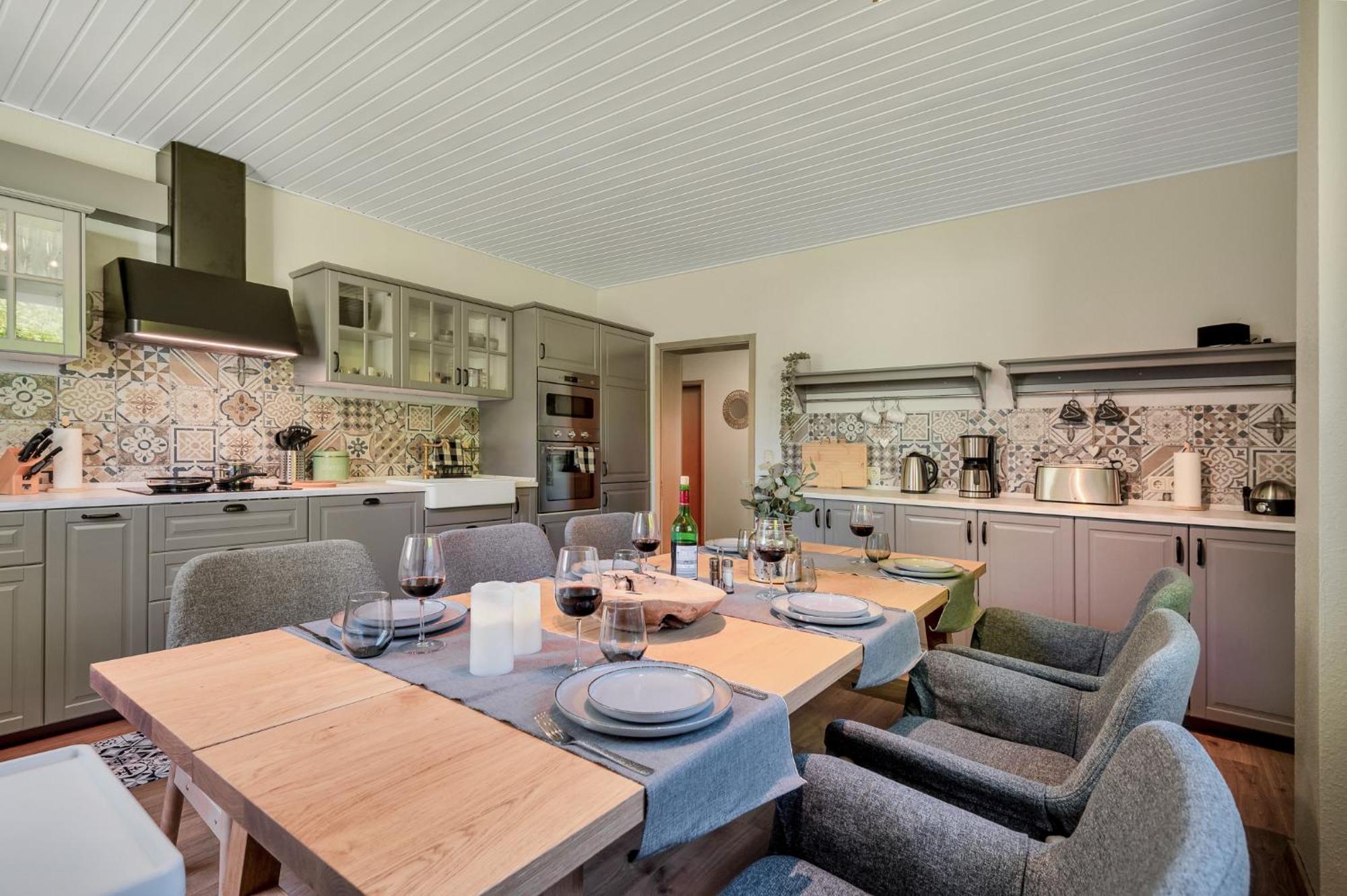 Gruppen & Familien-Ferienhaus Haensel Торфхаус Экстерьер фото